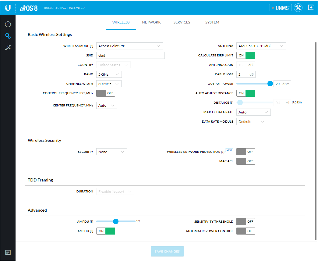 Ubiquiti UNMS App