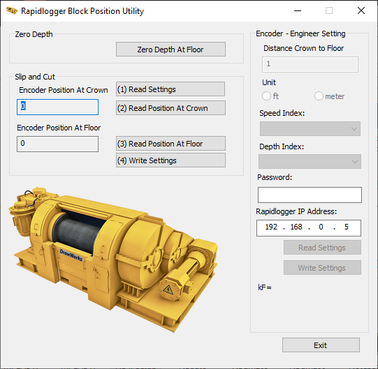 Rapidlogger Depth Measurement