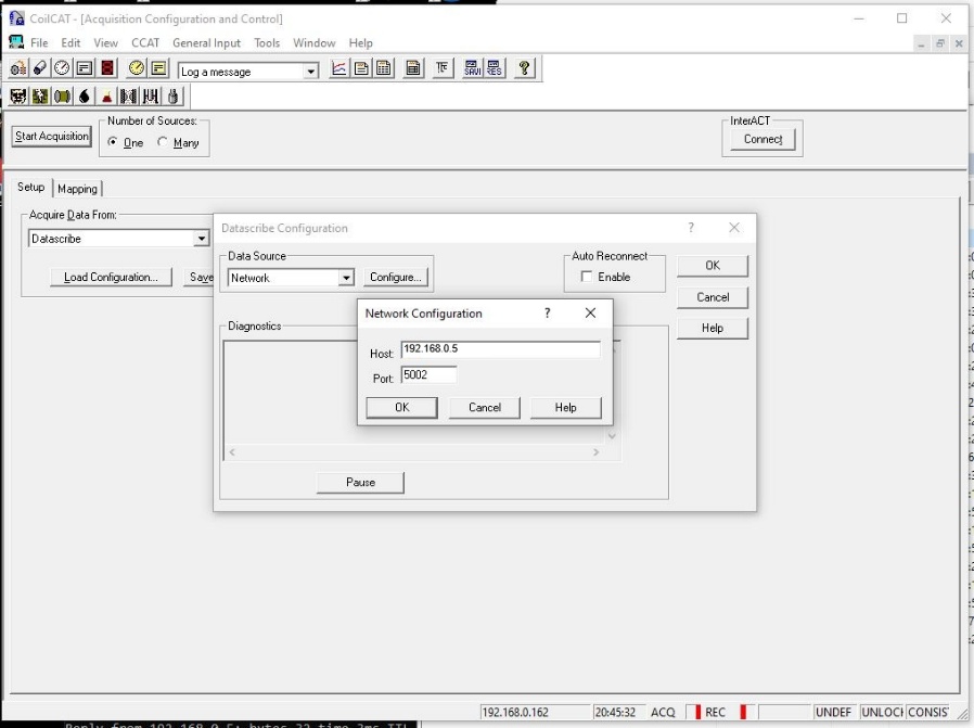 Configure Datascribe Network